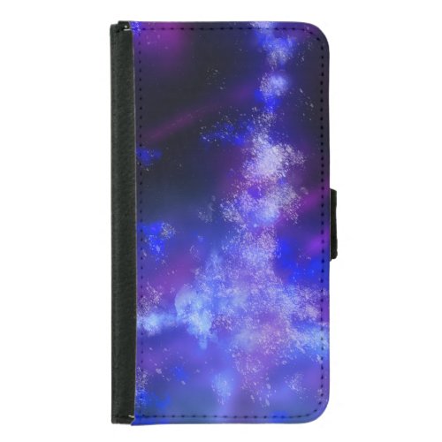 Night Sky Blue Sapphire Flip Samsung Galaxy Wallet