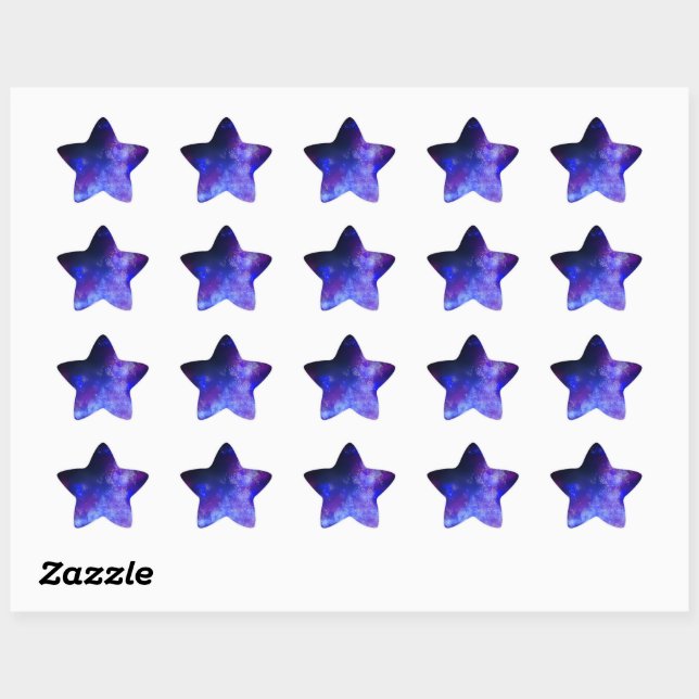 Night Sky Blue Sapphire Sticker (Sheet)