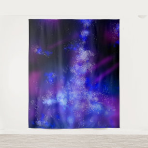 Night sky blue Sapphire Tapestry