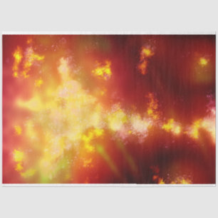 Night Sky Flame  Tissue Paper
