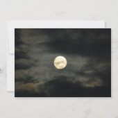 Night Sky - Full Moon and Dark Clouds (Front)