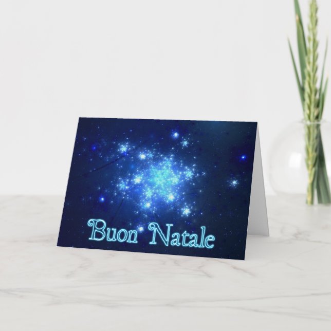 Night Sky Holiday Card (Front)