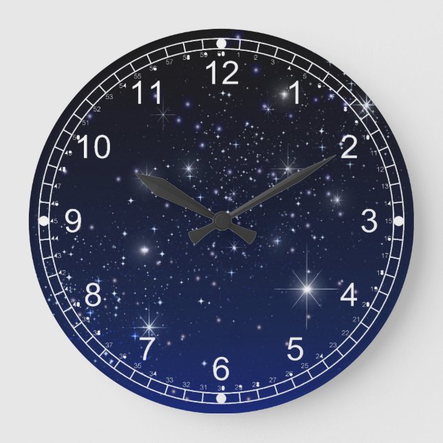 NIGHT SKY LARGE CLOCK (Front)
