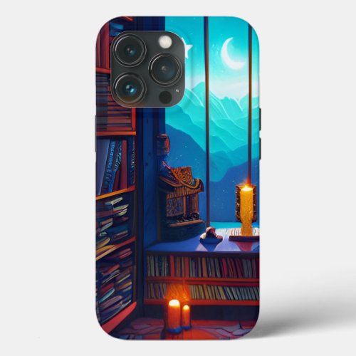 Night Sky Library  iPhone 13 Pro Case