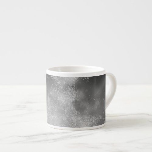 Night Sky Monochrome Gray  Espresso Cup