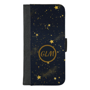 Night Sky Monogram iPhone 8/7 Plus Wallet Case