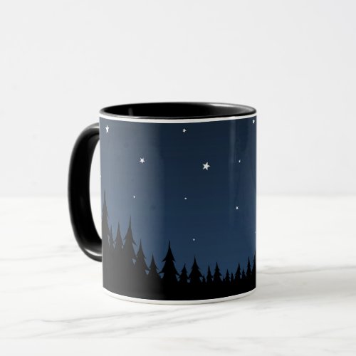 Night sky mug