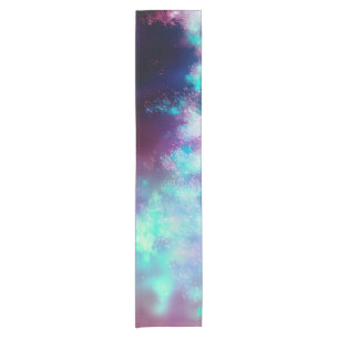 Night Sky  Neon Lights Short Table Runner