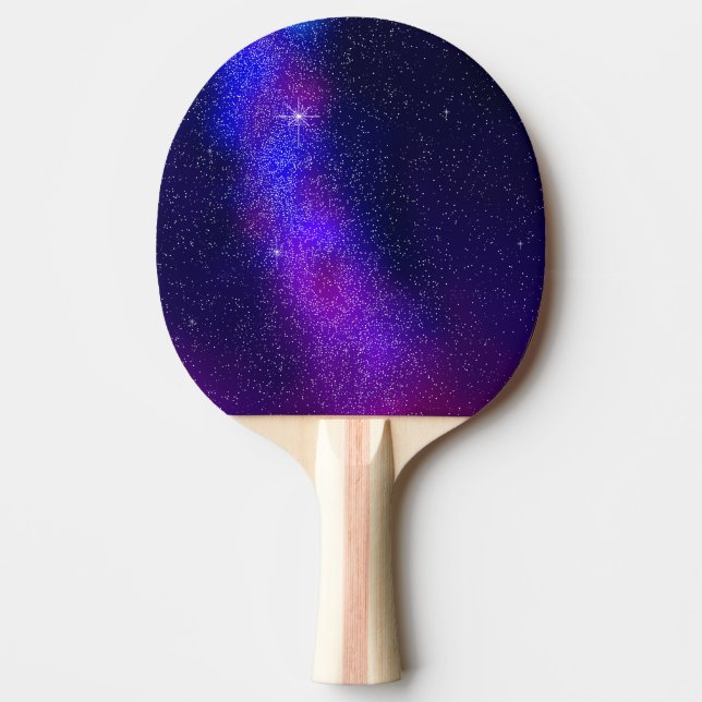 Night Sky Ping Pong Paddle (Front)