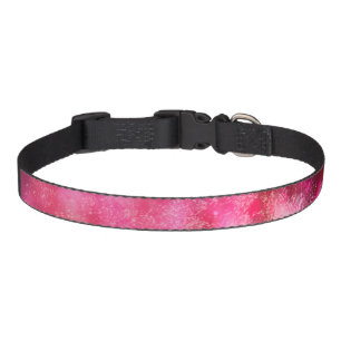 Night Sky Pink Flare Dog Collar