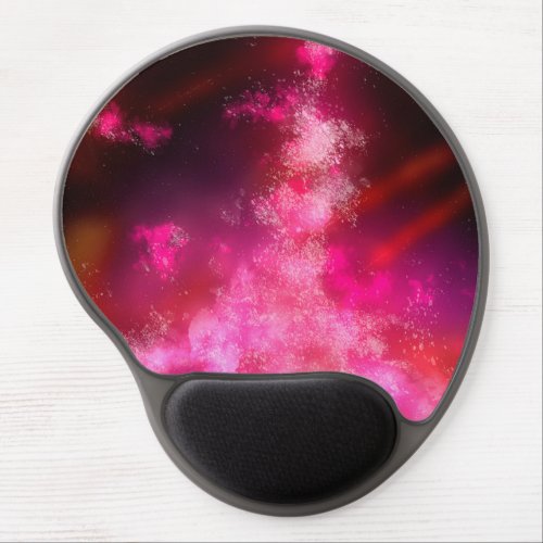 Night Sky Pink Flare   Gel Mouse Pad