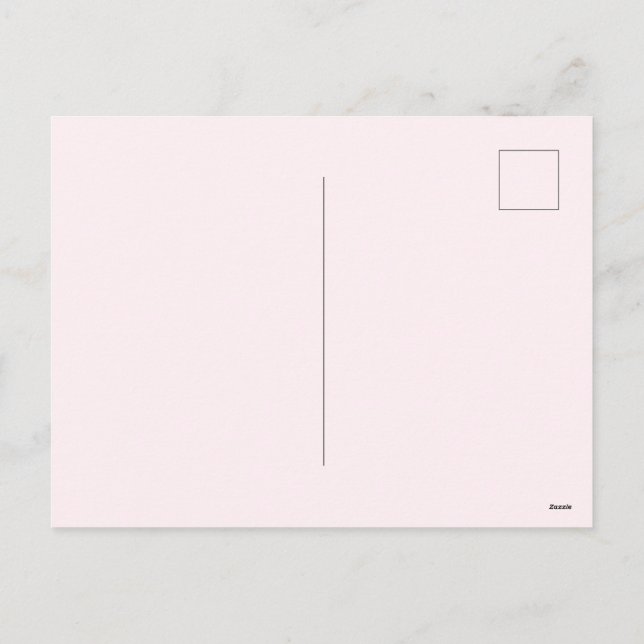 Night Sky, Rainbow, Butterflies, and Flowers Holiday Postcard (Back)