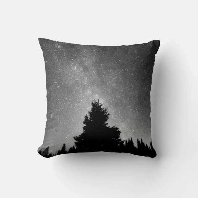Night Sky Throw Pillow (Front)