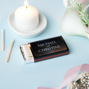 Night sky wedding under the stars matchboxes