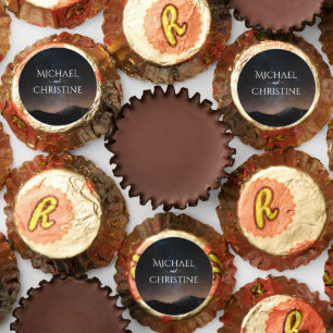 Night sky wedding under the stars reese's peanut butter cups