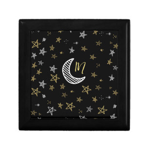 Night Sky With Moon And Stars Gift Box