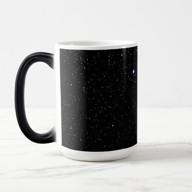 Night Sky with Stars Color Morph Mug (Left)