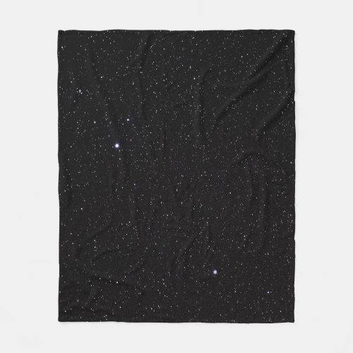 Night Sky with Stars Fleece Blanket