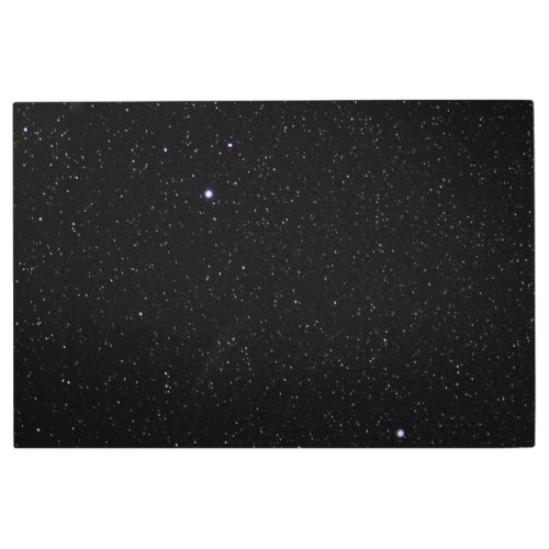 Night Sky with Stars Metal Print