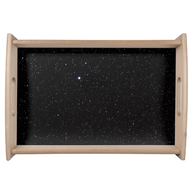 Night Sky with Stars Serving Tray (Front)
