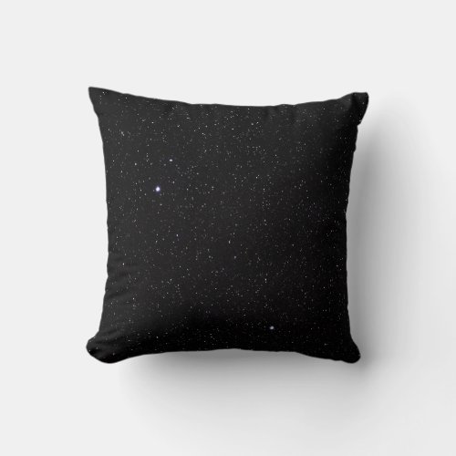 Night Sky with Stars Throw Pillow