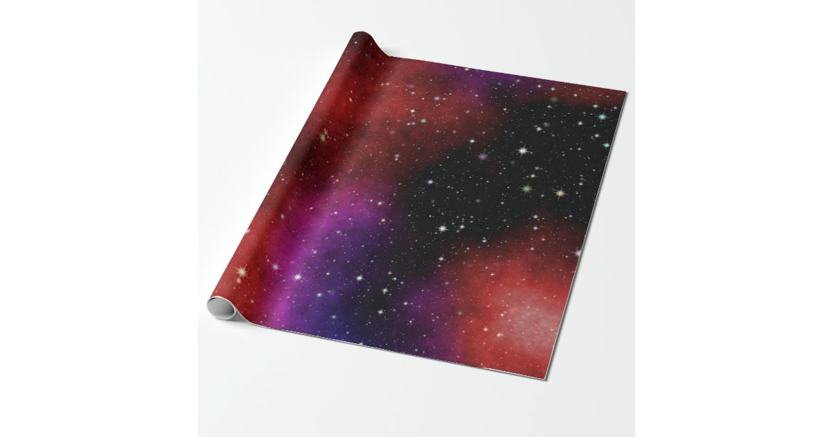 Night sky wrapping paper