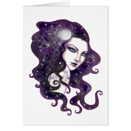 Night Skye Fantasy Celestial Artwork Cards (Front)