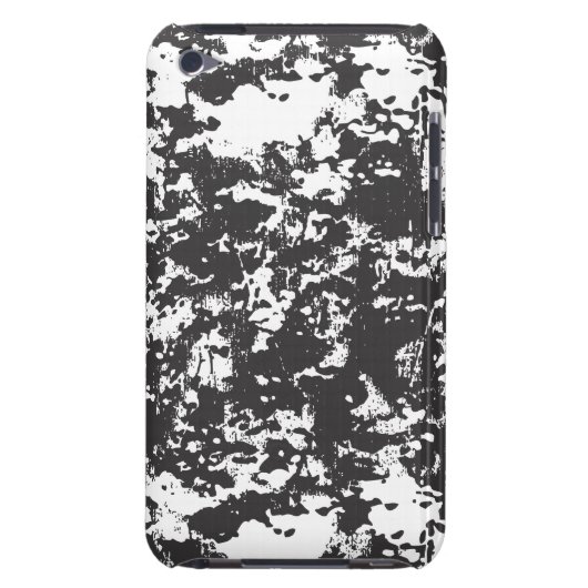 Night/Snow Camouflage iPod Touch Cover (Back)