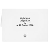 Night Spirit Cards (Back Horizontal)