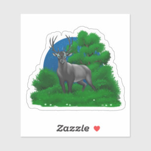 Night Stag    Sticker