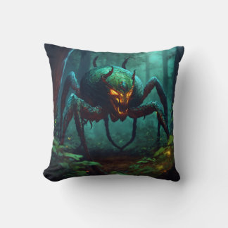 Night Stalker: The Chimera of Shadows Throw Pillow