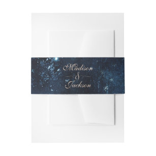 celestial invitation belly bands zazzle