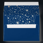 Night Stars Constellation Starry Night Mystical Envelope<br><div class="desc">Blinking stars navy blue modern envelopes</div>