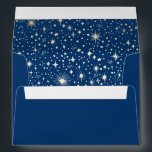 Night Stars Constellation Starry Night Mystical Envelope<br><div class="desc">Blinking stars navy blue modern envelopes</div>