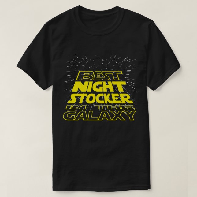 Night Stocker Funny Cool Galay Job351 T-Shirt (Design Front)