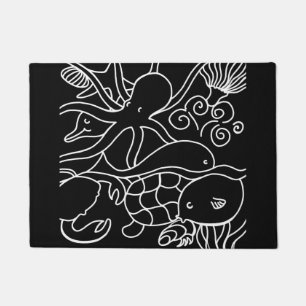 Night Swimming Doormat