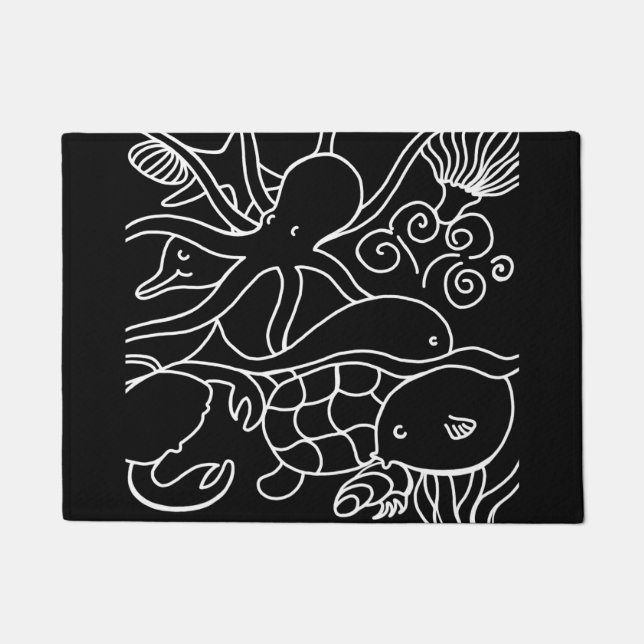 Night Swimming Doormat (Front)