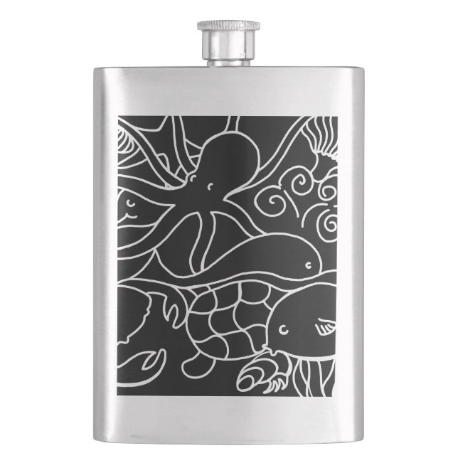 Night Swimming Flask (Front)