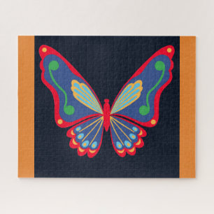 Night Time Butterfly Jigsaw Puzzle