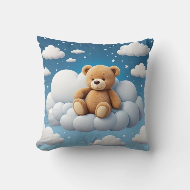 night time friend throw pillow (Front)
