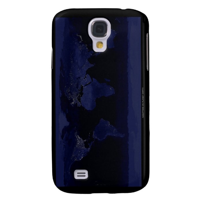 Night Time On Planet Earth  Samsung Galaxy S4 Covers