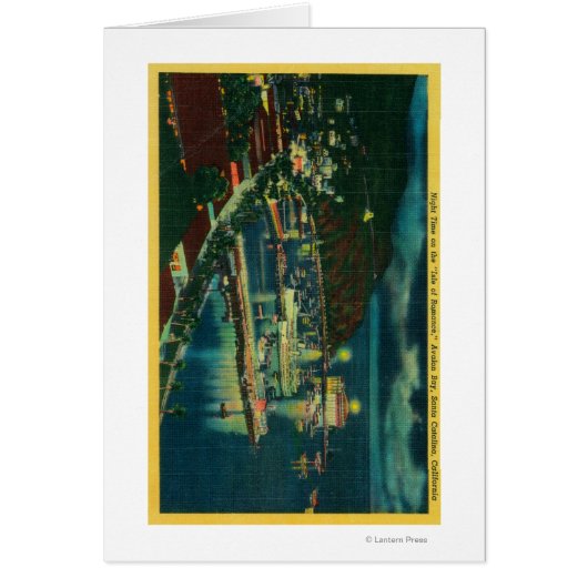 Night Time on Santa Catalina at Avalon Bay (Front)