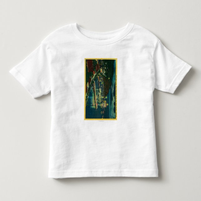 Night Time on Santa Catalina at Avalon Bay Toddler T-shirt (Front)
