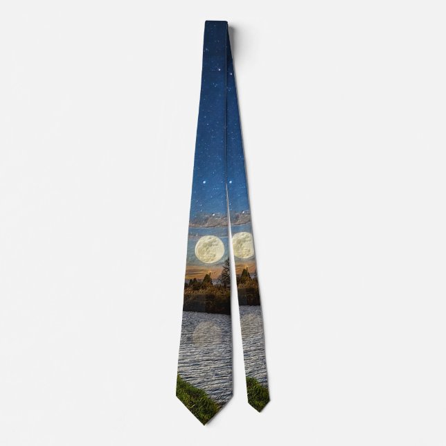 Night Time Prowl Neck Tie (Front)