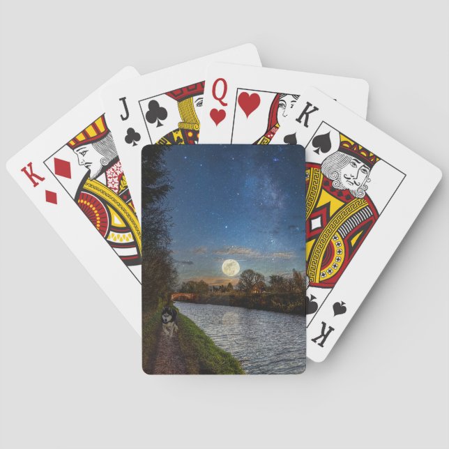 Night Time Prowl Poker Cards (Back)
