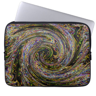 Night Times swirling.... Laptop Sleeve