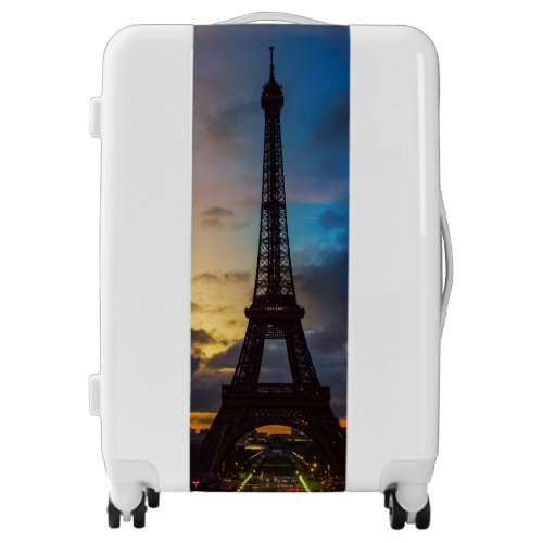Night to Day over Eiffel tower from Trocadero Luggage