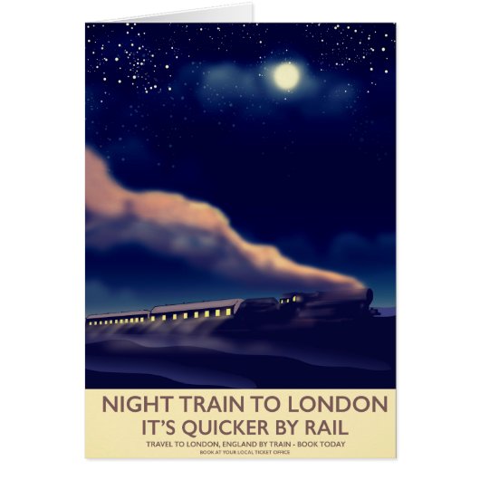 Night Train To London. Cards (Front)