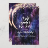 Night Under the Stars Invitations