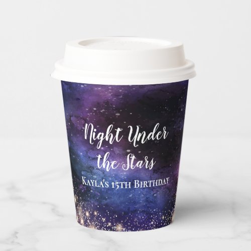 Night Under the Stars  Paper Cups